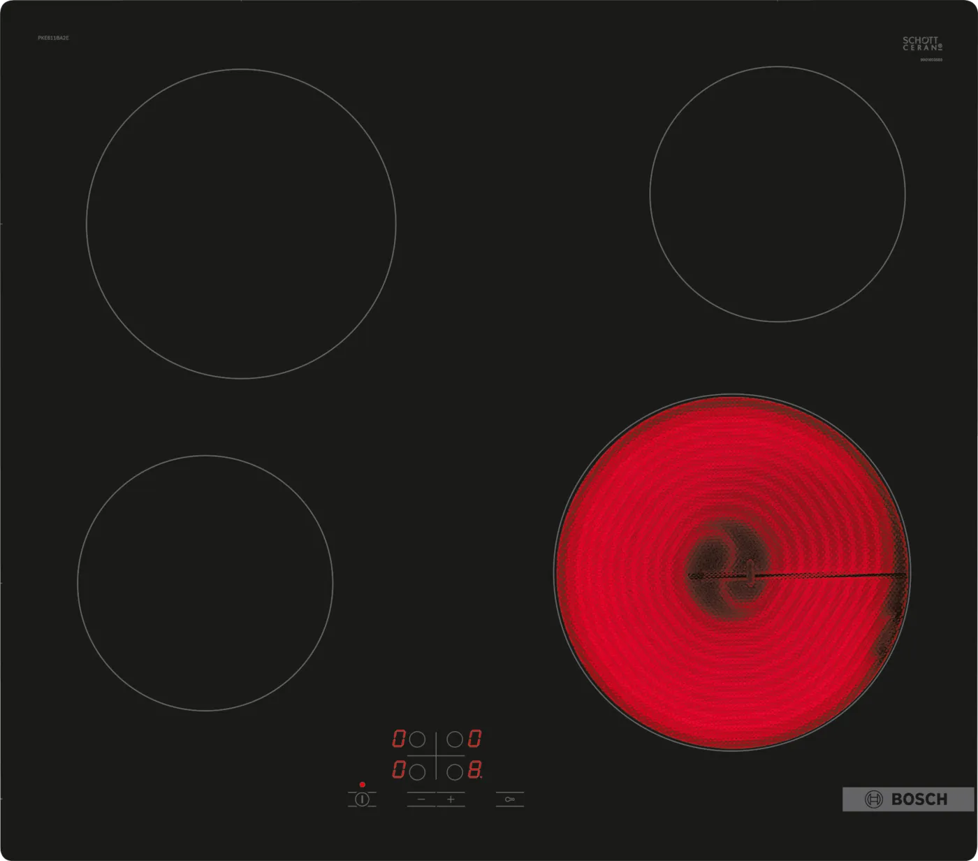 BOSCH Built-In 3-Piece Black Combo -  Electric Oven, Electric Hob & Under-Cabinet Extractor