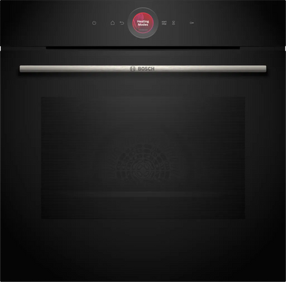 BOSCH 600mm x 600mm Built-In Multi-Function Oven - Black - Series 8 - HBG7341B1M