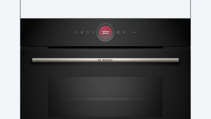 BOSCH Series 8 Built-in Compact Microwave Oven 60 x 45 cm Black CMG7241B1