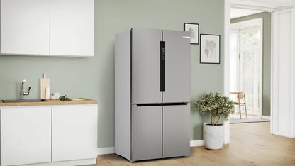 BOSCH French Door Multi Door Fridge-Freezer - Stainless Steel - 605L / 905mm - Serie 4 - KFN96VPEA