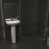 LECICO Atlas 50cm Basin & Full Pedestal Set