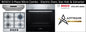 BOSCH 3-Piece 60cm Combo Set - Electric Oven, Gas Hob & Extractor