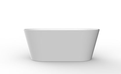 BAUHAUS Halo Freestanding Bath Tub - White - 1700 x 790 x 590mm