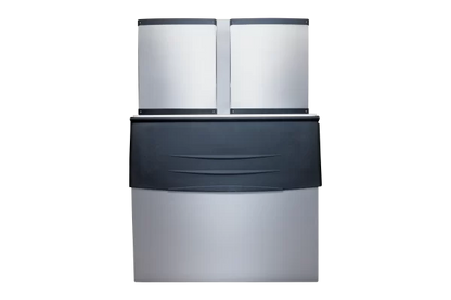 SnoMaster SM-700 700Kg/24Hr Commercial Square Block Type Ice-Maker - Stainless Steel (Including 320Kg Storage Bin)