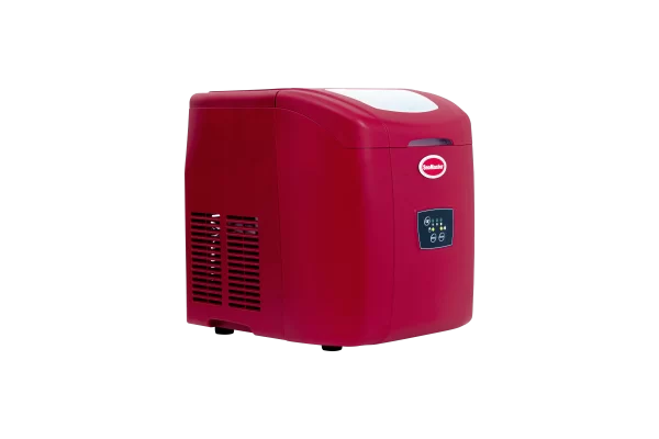 SnoMaster ZB-14 12Kg/24Hr Counter-Top Bullet Type Ice-Maker - Red