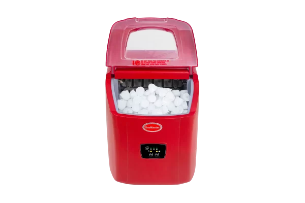 SnoMaster ZB-14 12Kg/24Hr Counter-Top Bullet Type Ice-Maker - Red