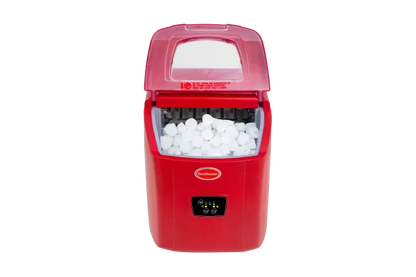 SnoMaster ZB-14 12Kg/24Hr Counter-Top Bullet Type Ice-Maker - Red