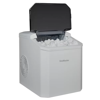 SnoMaster ZBC-14 12Kg/24Hr Counter-Top Bullet Type Ice-Maker - White