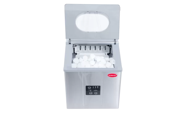 SnoMaster ZBC-15 15Kg/24Hr Counter-Top Bullet Type Ice-Maker - Stainless Steel