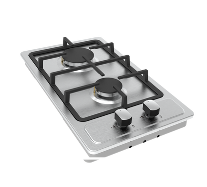 Falco 30cm 2 Plate Stainless Steel Gas Hob FAL-SSGH-30