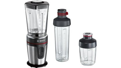 BOSCH Blender / Liquidiser VitaStyle Mixx2Go 350W - Stainless steel - MMBM7G3M