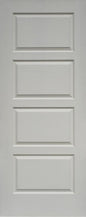 DOORTEC Chesterfield Interior Door - Deep Moulded - 4 Horizontal Panels