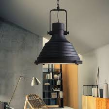 EUROLUX Starboard Pendant - 1 Light - 530mm Steel - Black - P611