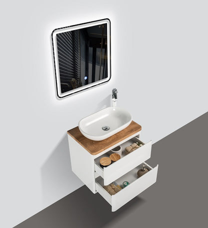 Lazio 600mm- Double Drawer & Top & Basin