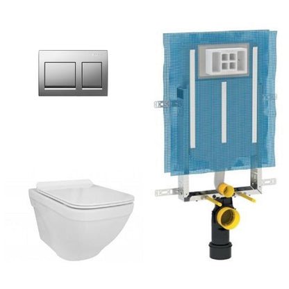 Flow / Verdi Wall Hung Toilet - Concealed Cistern - Artisans Trade Depot