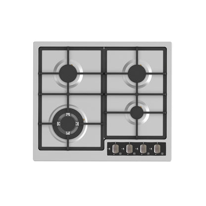 FALCO 60CM Stainless Steel 4 Plate Gas Hob - FAL-SSGH-60