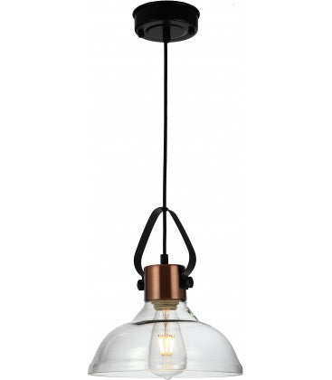 Radiant JC148-BZ/CL -PENDANT GLASS – 230V E27 40W - Artisans Trade Depot